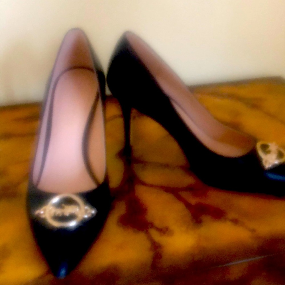 Coach black pumps